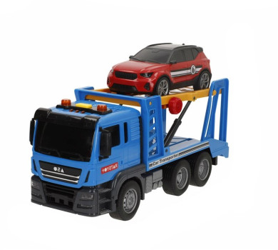 Камион Пътна помощ и кола