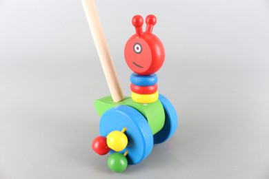 Дървена буталка животинка