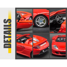 Метална кола PORSCHE CARERA GT - 1:24