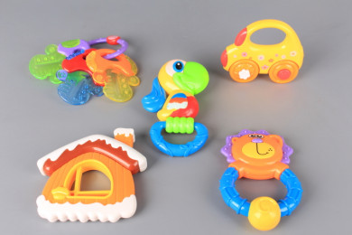 Комплект дрънкалки - 5 броя