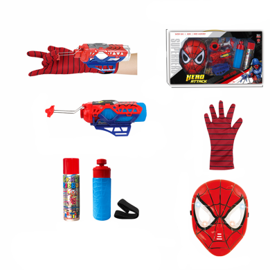 Светеща маска, ръкавица и оръжие