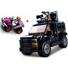 Конструктор Полицейски брониран джип - SWAT