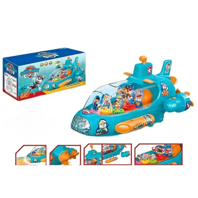 Подводница със зъбчатки, музика и светлина