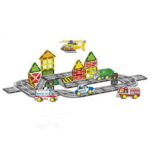 Магнитен конструктор CITY - 50 елемента