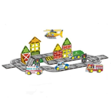 Магнитен конструктор CITY - 50 елемента