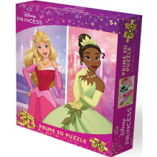 Пъзел лентикулярен 3D DISNEY PRINCESS - 200 елемента