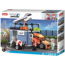 Конструктор Автосервиз с подемник и кола