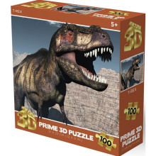 Пъзел лентикулярен 3D T - REX - 100 елемента