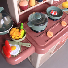 Кухня с мивка, пара, аспиратор и яйцеварка - 93 см.