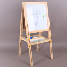 Дървена ученическа дъска за писане и рисуване - 106 см.