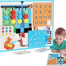 Дървена логическа игра - 3 в 1