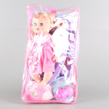 Кукла пишкаща с кошара - люлка