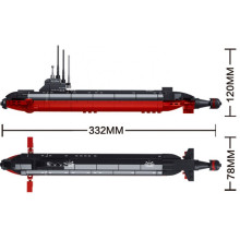 Конструктор Атомна подводница - 193 елемента