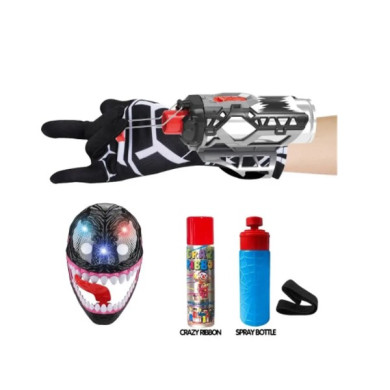 Светеща маска, ръкавица и оръжие