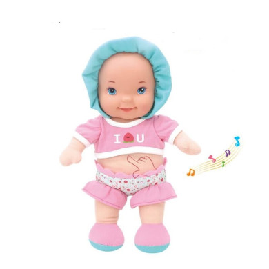 Мека кукла смеещо се бебе
