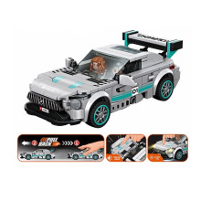  Конструктор Кола със звук и светлина - PULL BACK