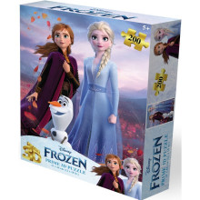 Пъзел лентикулярен 3D FROZEN - 200 елемента