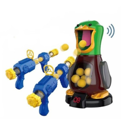 Мишена Пате и две пушки с топки