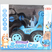 Радиоуправляема кола Каскадьор с герой и зареждаща се батерия