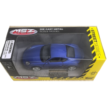 Метална кола PORSCHE CAYMAN S с отварящи се врати - PULL BACK - (1:32)