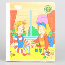 Дървена книга - пъзел - 6 в 1