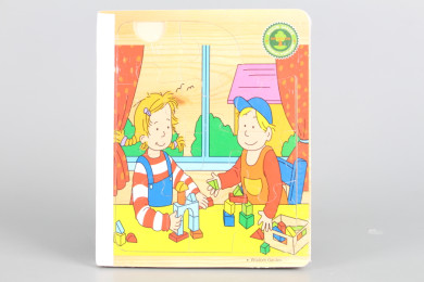 Дървена книга - пъзел - 6 в 1