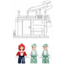 Конструктор Автосервиз с подемник и кола